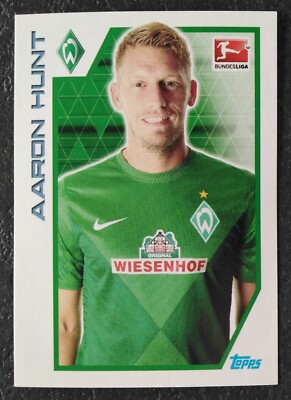 Topps Stickers 33 Aaron Hunt Werder Bremen Football Bundesliga 2012/13