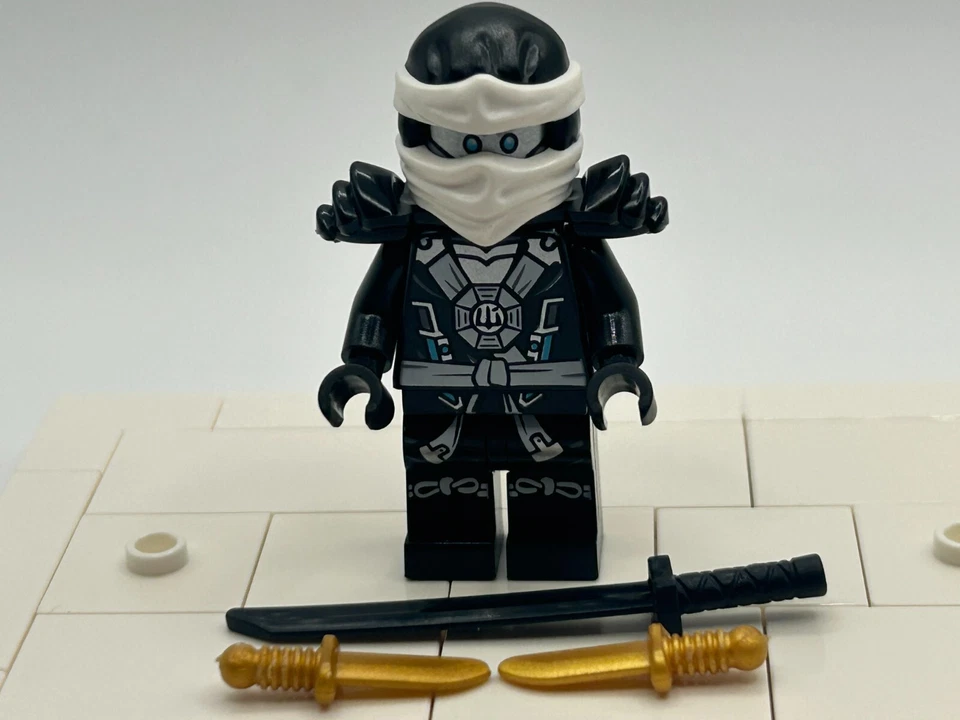 LEGO Ninjago Zane Deepstone Armor Minifigure Possession 70737 70751 njo0151 NEW - Image 4 of 4