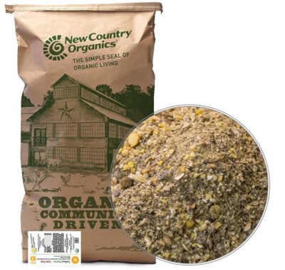 New Country Organics | Organic Corn-Free Turkey Starter Feed 40lb | Soy-Free
