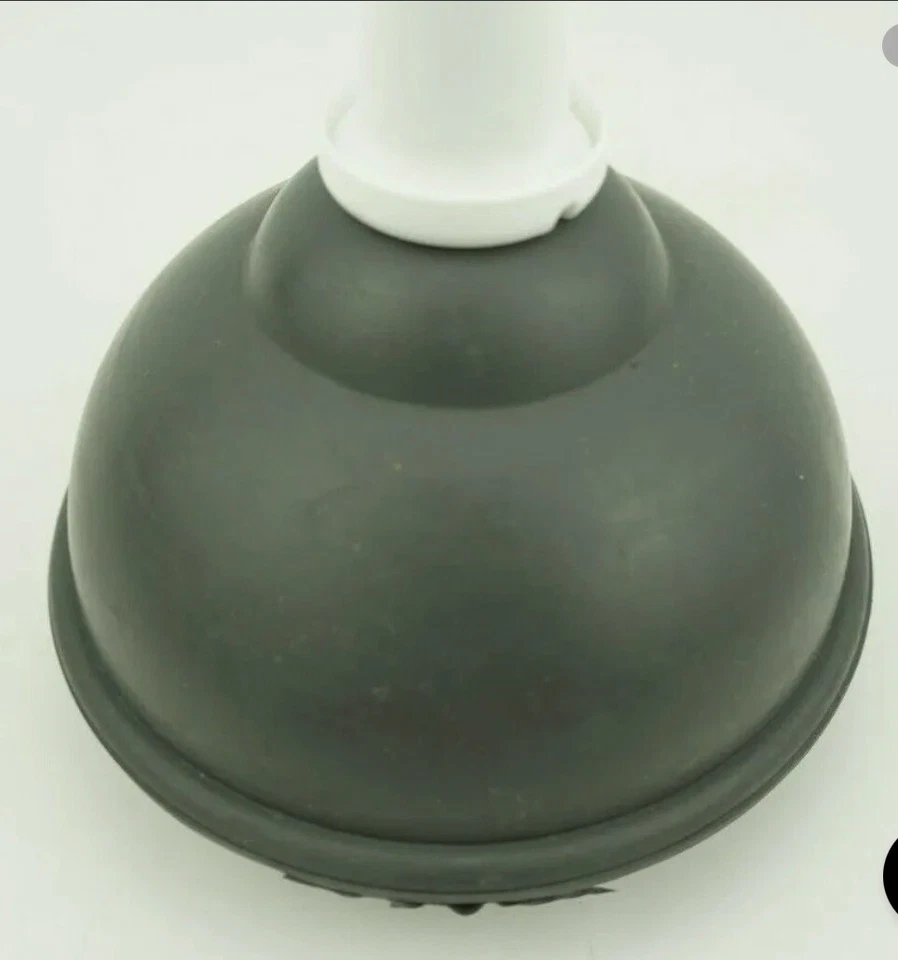 NUEVO émbolo de inodoro de baño Clorox de 20" blanco y gris goma de alta resistencia - paquete de 4 Foto 2 de 4