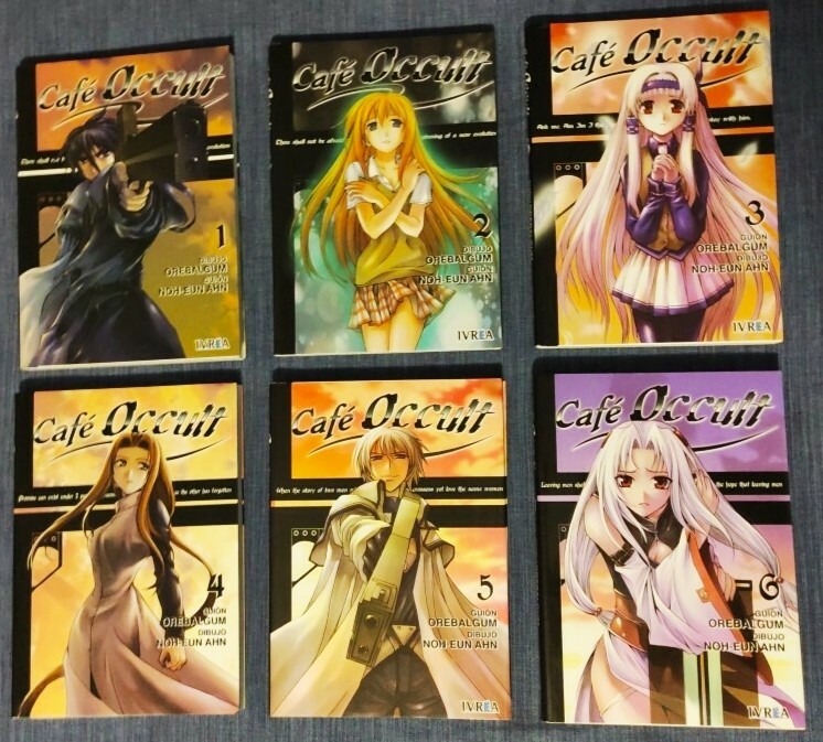Café Occult. Manga en castellano lote de 6. Serie completa.