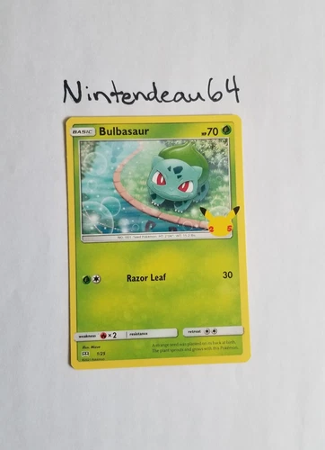 McDonald's Pokemon 25th Non-Holo Bulbasaur