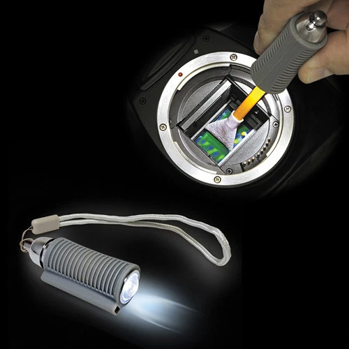 Kit de limpieza de sensor de polvo visible EZ 1,0x / 24 mm verde 4 Vswab + líquido + SwabLight Foto 3 de 4