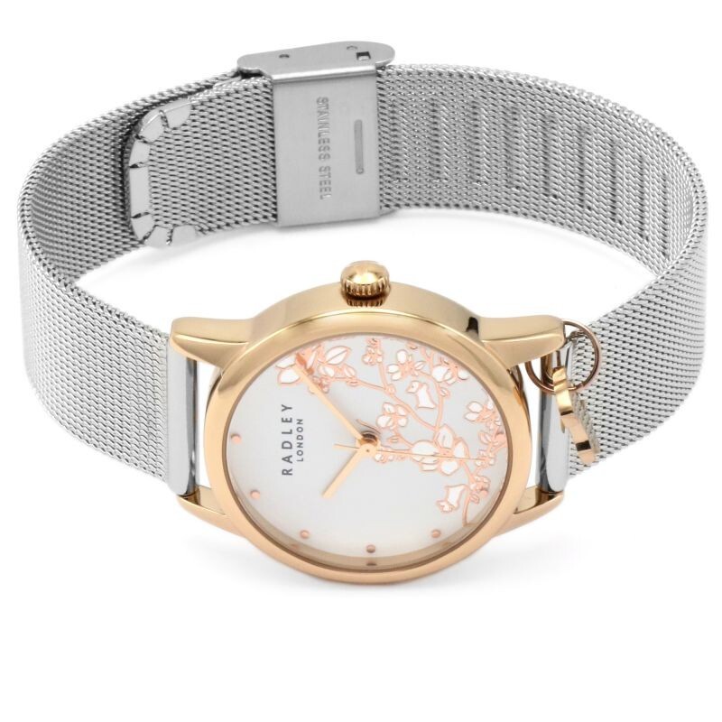 RADLEY Ladies Silver Mesh Strap Watch RY4399 eBay