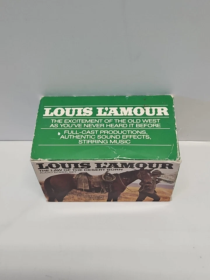 Louis L’Amour Audio Cassettes Boxed Set The Law Of The Desert Born..(GW022) - Image 2 of 4
