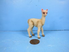 Alpaca Plastic Toy Figurine-Juvenile Alpaca-Used