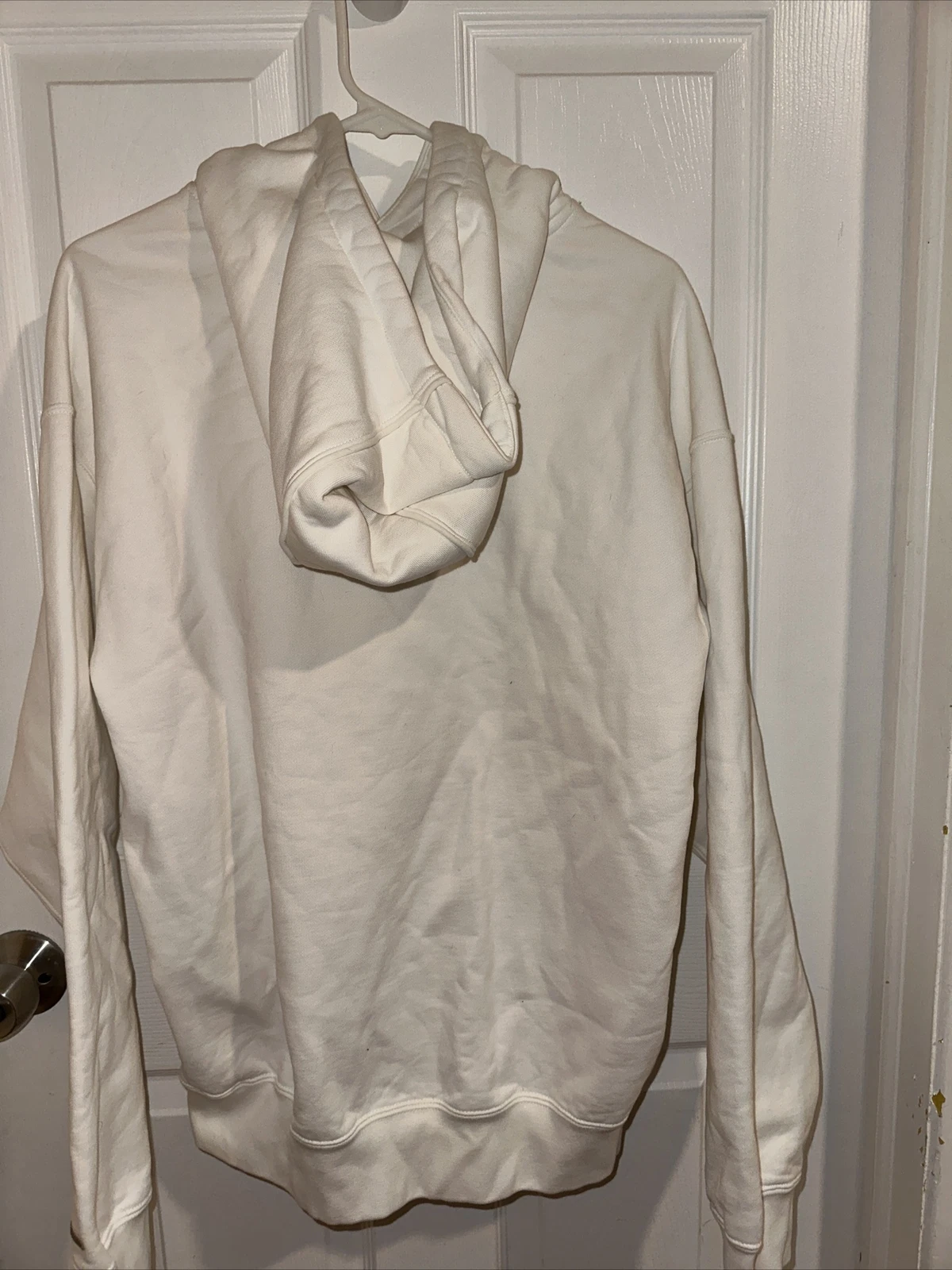 Giacca pullover bianca Nike x Jacquemus Le con cappuccio off DR2065 133 taglia M