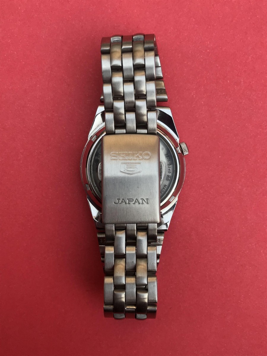 Seiko 5 時計 7s26 citizen furbo orient Seiko 5 7S26-0060 Day Date Stainless Steel Automatic Mens