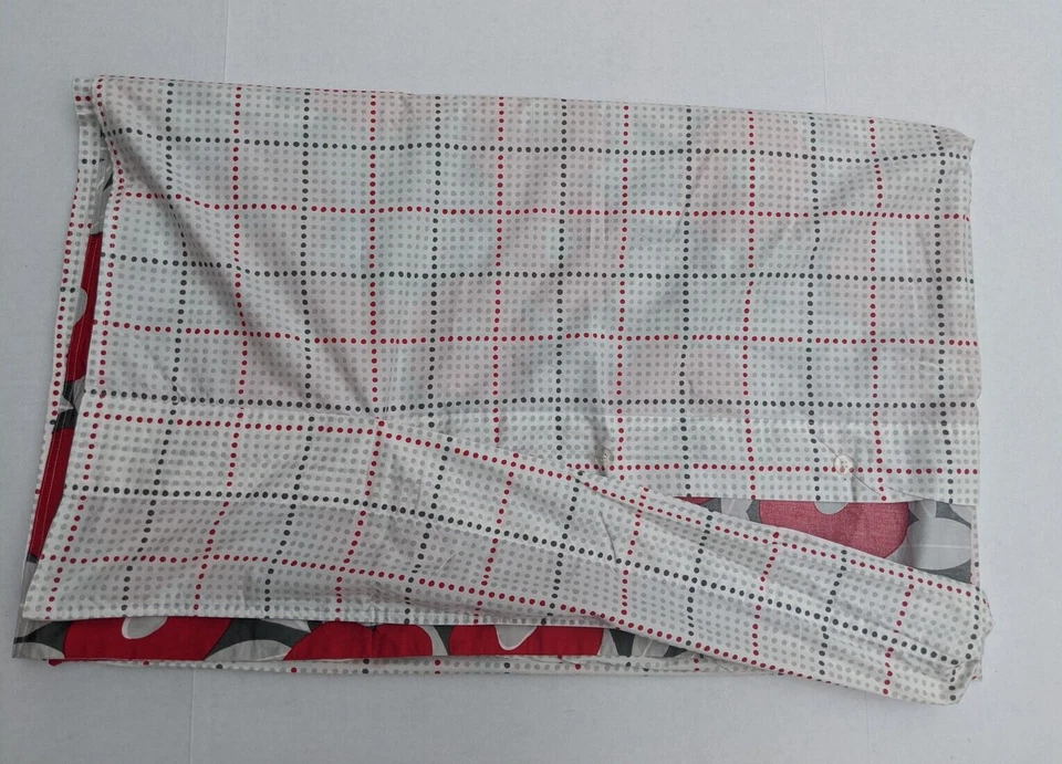 notNeutral Poppy Floral Duvet Cover Twin Multicolor Reversible  100% Cotton - Image 4 of 4