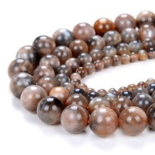 Black Sunstone Gemstone Grade AAA Round 6MM 8MM 10MM Loose Beads D20 