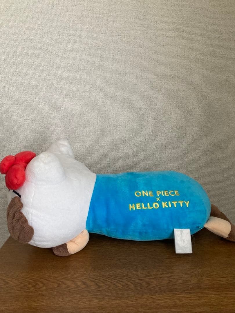 One Piece x Hello Kitty collaboration Chopper Plush Pillow Used | eBay