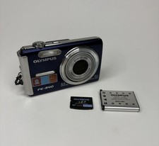 Olympus FE-340 8.0 Megapixel Digital Camera W/ Battery and Memory Card - Blue