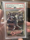 1990 Legends Magazine Ken Griffey JR Insert Hand Cut PSA 8￼