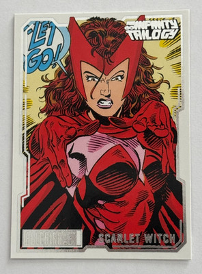 2023 UD Marvel Allegiance The Infinity Trilogy #27 Scarlet Witch