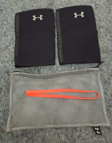 Under Armour Volleyball Elbow Pads ? Knee Thigh Sleeves ? Pair Size L/XL Black