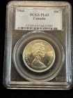 1966 Canada 50 Cents Pcgs PL65 Canadian Silver Half Dollar 50C Fifty Cents