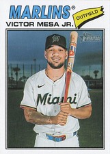 2026 Topps Heritage #257 Victor Mesa Jr. Miami Marlins
