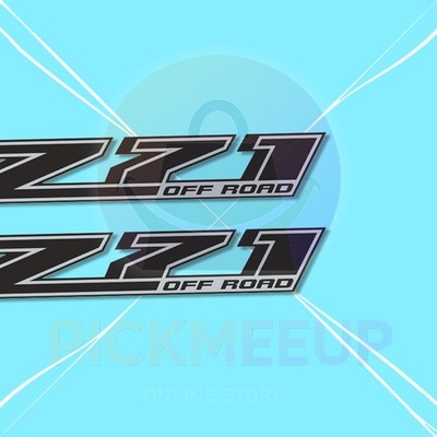 2Pcs Black Decals Sticker For Sierra Silverado 1500 2500HD 3500HD Vinyl Adhesive