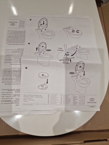 Ideal Standard Tirso Universal Soft Close Slim Toilet Seat - Picture 9 of 12