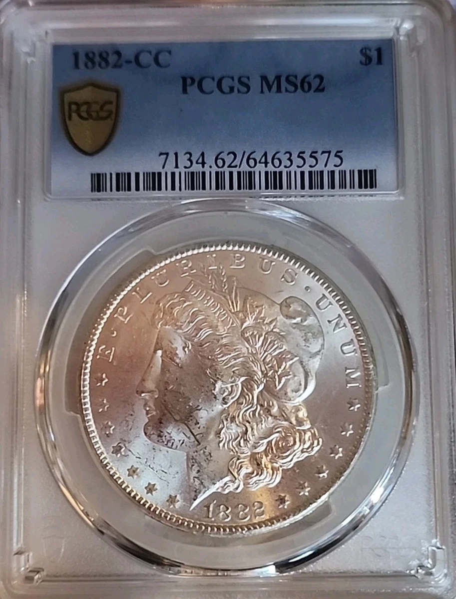 Carson City Grade MS 62 1882 Year Morgan US Dollars (1878-1921