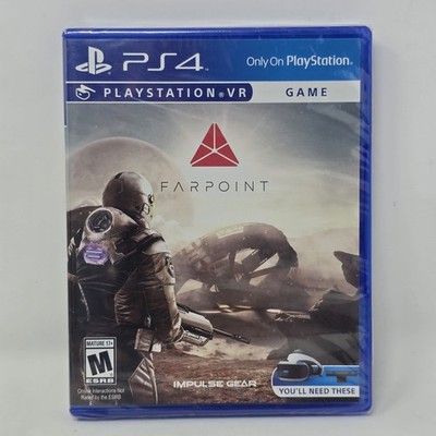 Farpoint Playstation VR PS4 Game New Sealed Impulse Gear Sony Blue Ray Disc