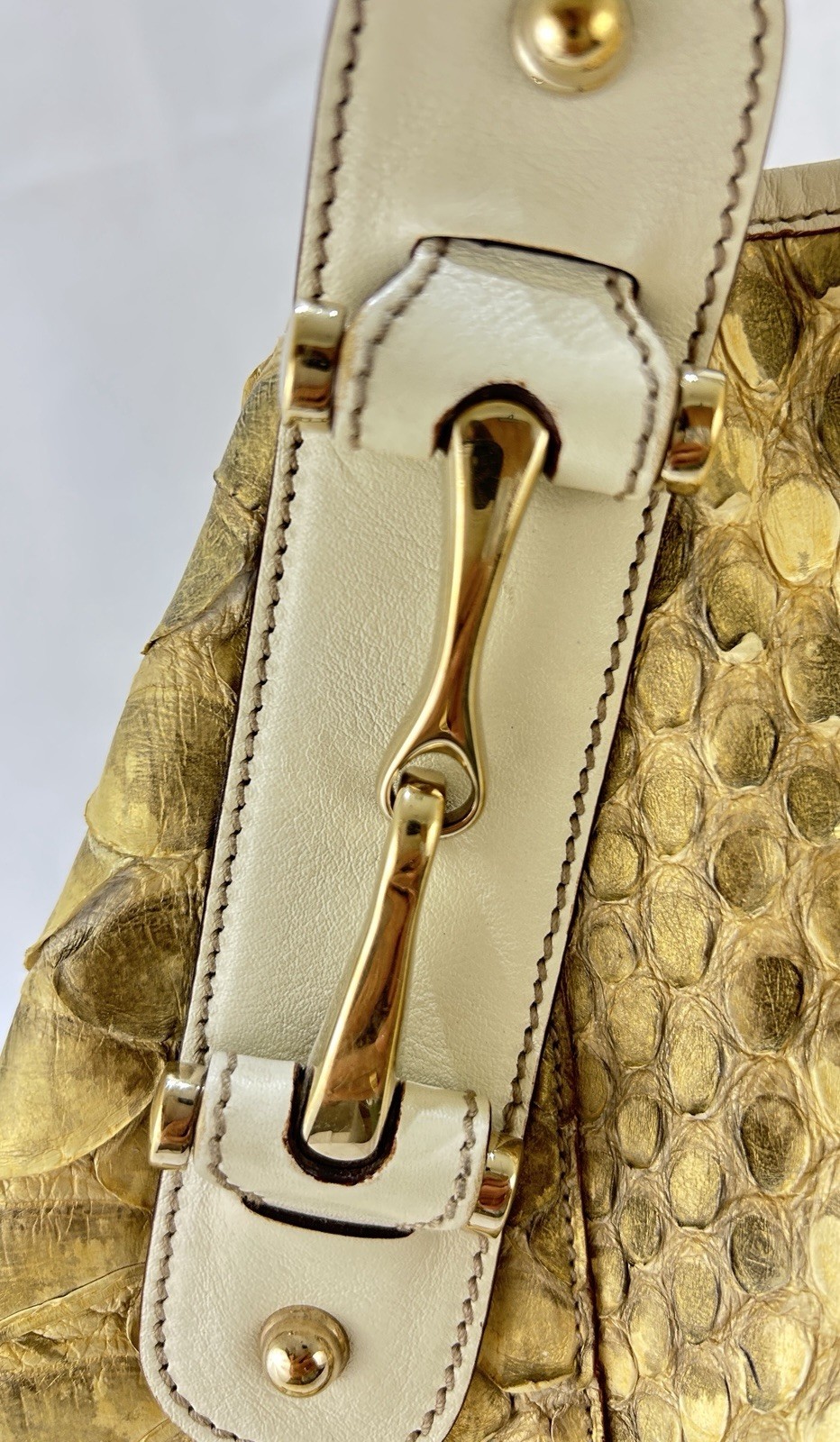 Gucci Medium Pelham Python Bag - image 2