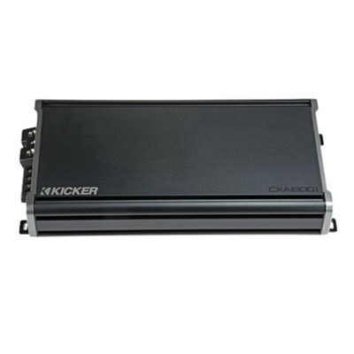 Open Box Kicker CXA1800.1 - Class D 1800W Mono Subwoofer Amplifier - 46CXA18001T