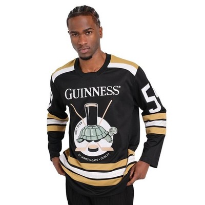 Guinness Black & Gold  Adult Uni-Sex Hockey Jersey Official Licensed
