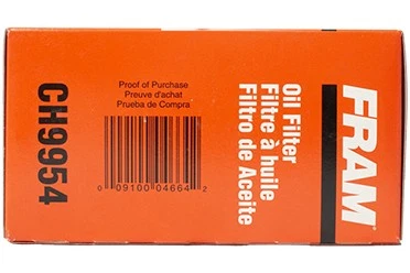 Filtro de aceite HD de repuesto FRAM para Volvo XC60 L5 2015-16 2,5 número de pieza CH9954 Foto 4 de 4