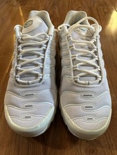 Nike Air Max Plus TN White Cool Grey Men s Size 11 Sneakers Running Shoes