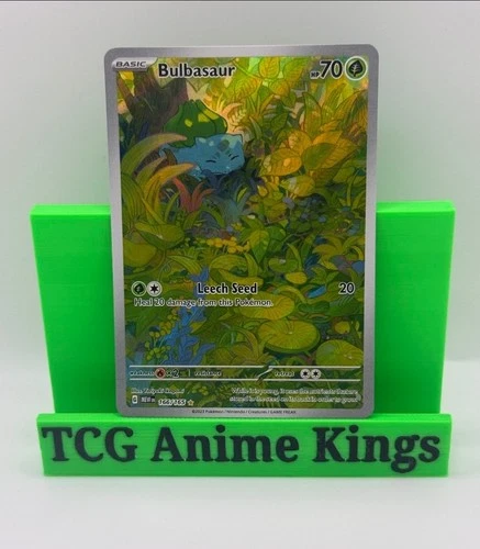 Bulbasaur 166/165 Scarlet & Violet Pokemon 151 IR Illustration Rare