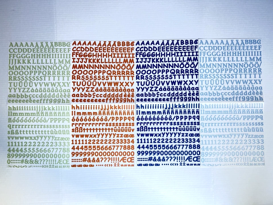 Creative Memories Alphabet/Numbers Stickers Lot - Various Fonts & Colors - Image 3 of 4