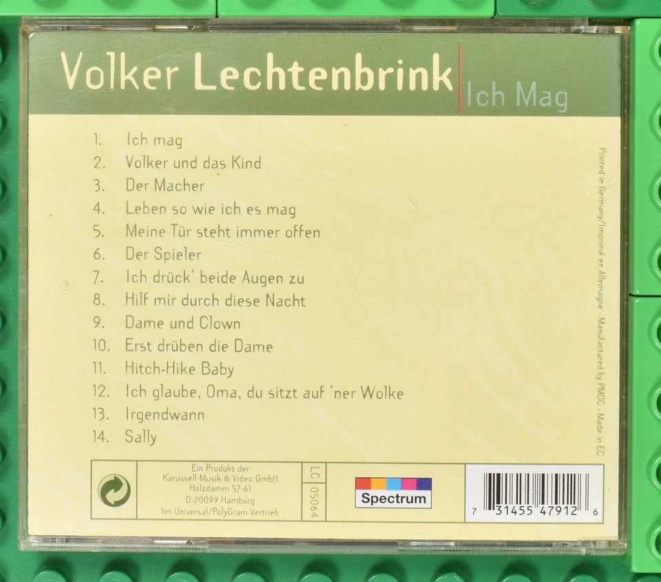 Volker Lechtenbrink - Ich Mag - Spectrum - CD - Bild 2 von 4
