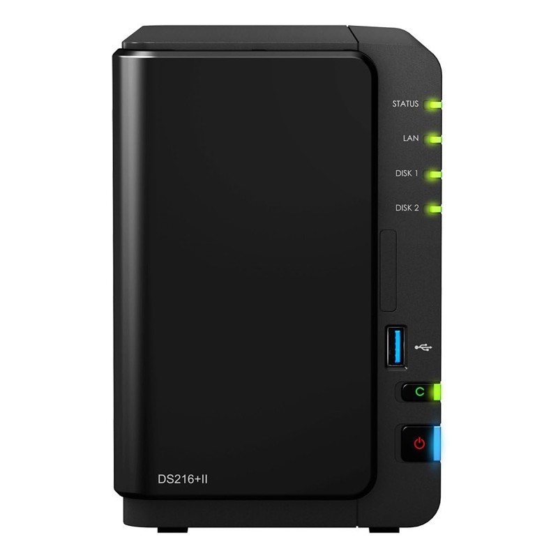 Synology DiskStation DS216+II Dual-Core 1.6GHz 1GB RAM DDR3 2x BAY