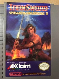 Iron Sword Wizards & Warriors 2 NES Nintendo Entertainment System Cartridge 1985