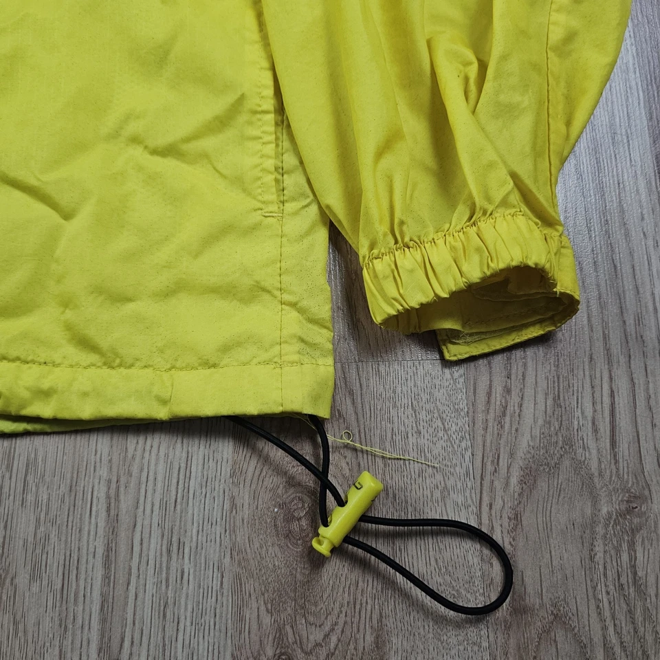 90s Cybertek Cybersoldier II Jacket Mens XL Yellow Nylon 1996 Anorak CTK Vintage - Image 2 of 4