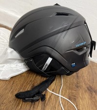 Salomon Ustom Air Ranger Black Snowboard Skiing Ski Helmet Medium 56-59cm & Bag.