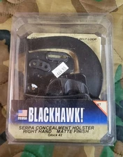 Blackhawk Serpa Concealment Holster Glock 42 Owb Right Hand Black Paddle