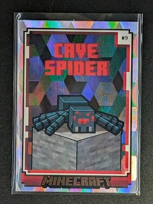 2024 Panini MINECRAFT Cubic Foil Parallell #9 Cave Spider