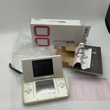 Nintendo DS Original Pearl White System Complete In Box CIB NTR-001 Japanese