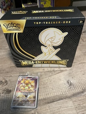 Mega Entwicklung Etb/Top Trainer Box Deutsch Geöffnet ohne Booster