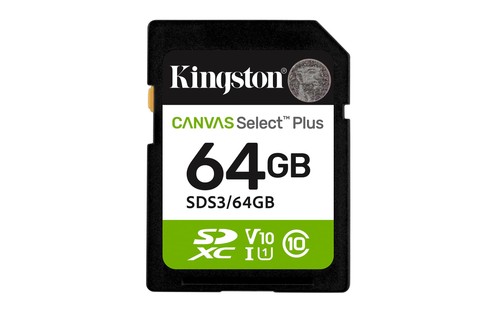 Canvas Select Plus Scheda di memoria SD 64GB SDXC Gen3 100MB/s C10 UHS I U1 V10