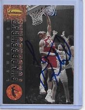 Basketball Card IP auto NBA LAWRENCE FUNDERBURKE 1994 Ted Williams Ohio State