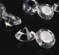 Deko Diamanten 20Mm Transparent Acryl 200 StüCk Hochzeit Tisch MittelstüCk