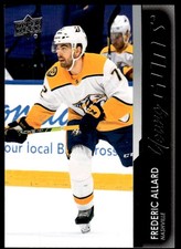 2021-22 Upper Deck Young Guns Frederic Allard Rookie #483 R94