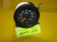 VDO Drehzahlmesser Zusatzinstrument 8000upm 52mm 12V tachometer cockpit 1999