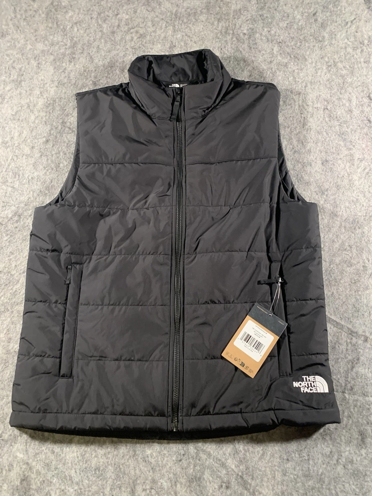 NWT THE NORTH FACE Everyday Insulated Vest Men's Sz LARGE TNF Black Puffer 0976