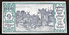 50 Pfennige Notgeld Banknote Reichshauptstadt Berlin 1921 Bezirk 9 Wilmersdorf