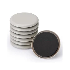 Non,Piercing Furniture Movers, 3.5" Diameter Sliders with Thick Foam for Safe