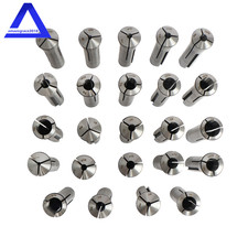 24 PCS R8 Collet Set Fractional 1/8" To 7/8" High Precision For Bridgeport
